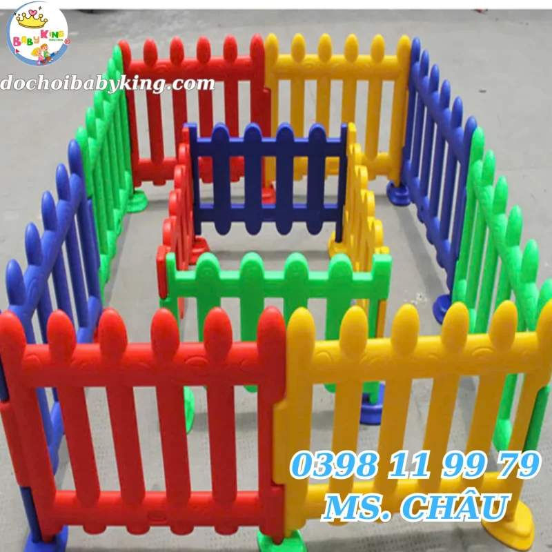 Hàng rào nhựa cho bé – Giải pháp an toàn, tiện lợi và sáng tạo