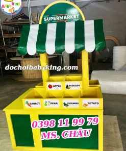 KỆ HƯỚNG NGHIỆP SIÊU THỊ - ĐỰNG TRÁI CÂY CHO KHU VUI CHƠI TRẺ EM