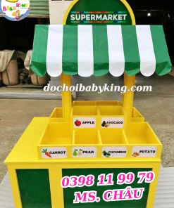 KỆ HƯỚNG NGHIỆP SIÊU THỊ - ĐỰNG TRÁI CÂY CHO KHU VUI CHƠI TRẺ EM