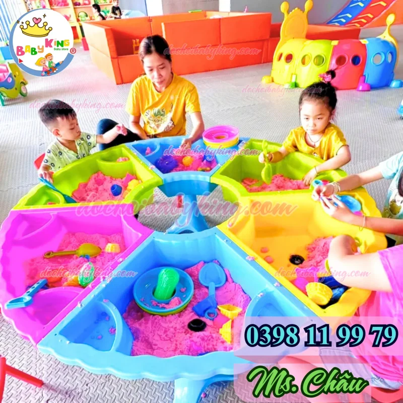 Bàn Cát Nặn – Đồ Chơi Sáng Tạo Siêu Hot 2026
