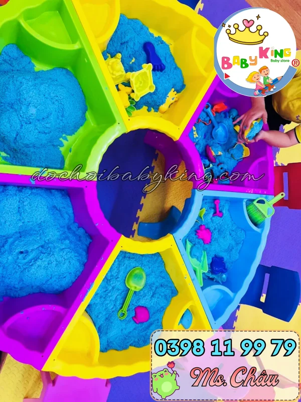 Bàn Cát Nặn – Đồ Chơi Sáng Tạo Siêu Hot 2026