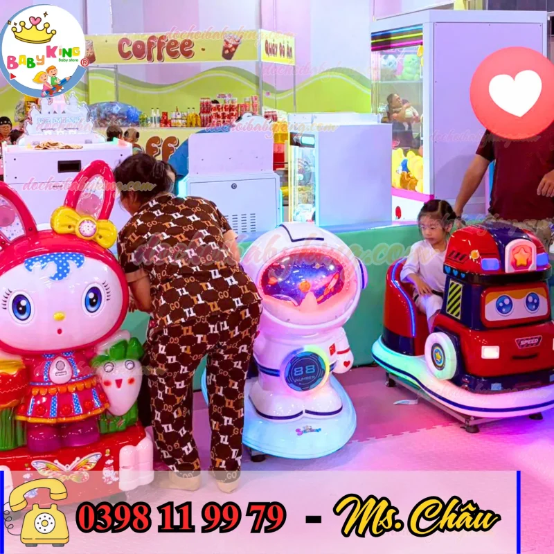 Thú Nhún Điện – Thiết Bị Khu Vui Chơi Hot Trend 2026