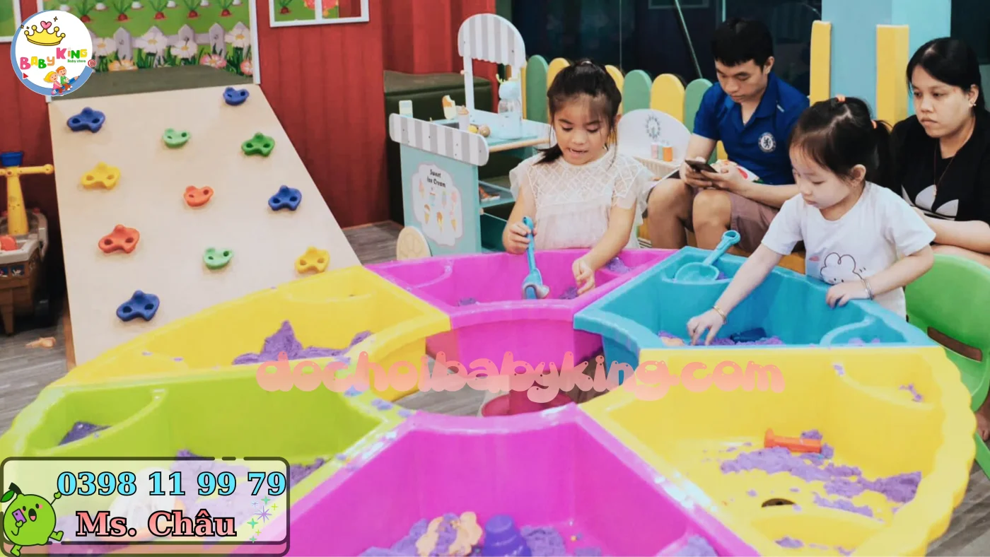 Bàn Cát Nặn – Đồ Chơi Sáng Tạo Siêu Hot 2026