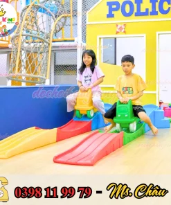  XE TRƯỢT ĐƯỜNG RAY CHO BÉ – TRÒ CHƠI THU HÚT NHẤT CHO KHU VUI CHƠI