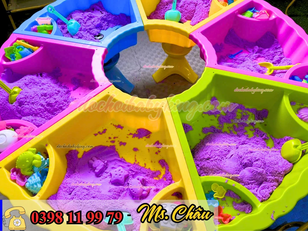 Bàn Cát Nặn – Đồ Chơi Sáng Tạo Siêu Hot 2026