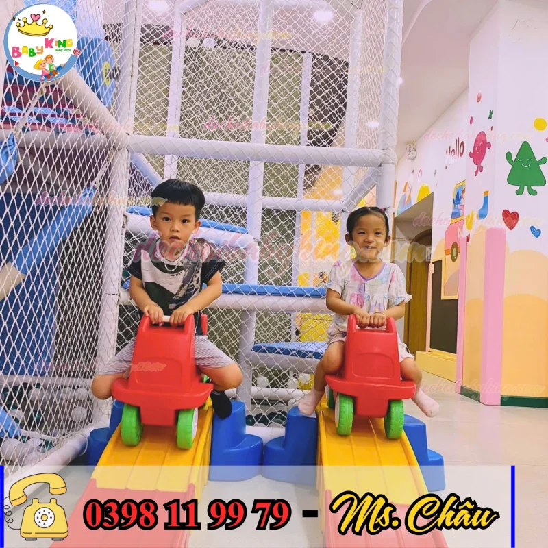  XE TRƯỢT ĐƯỜNG RAY CHO BÉ – TRÒ CHƠI THU HÚT NHẤT CHO KHU VUI CHƠI