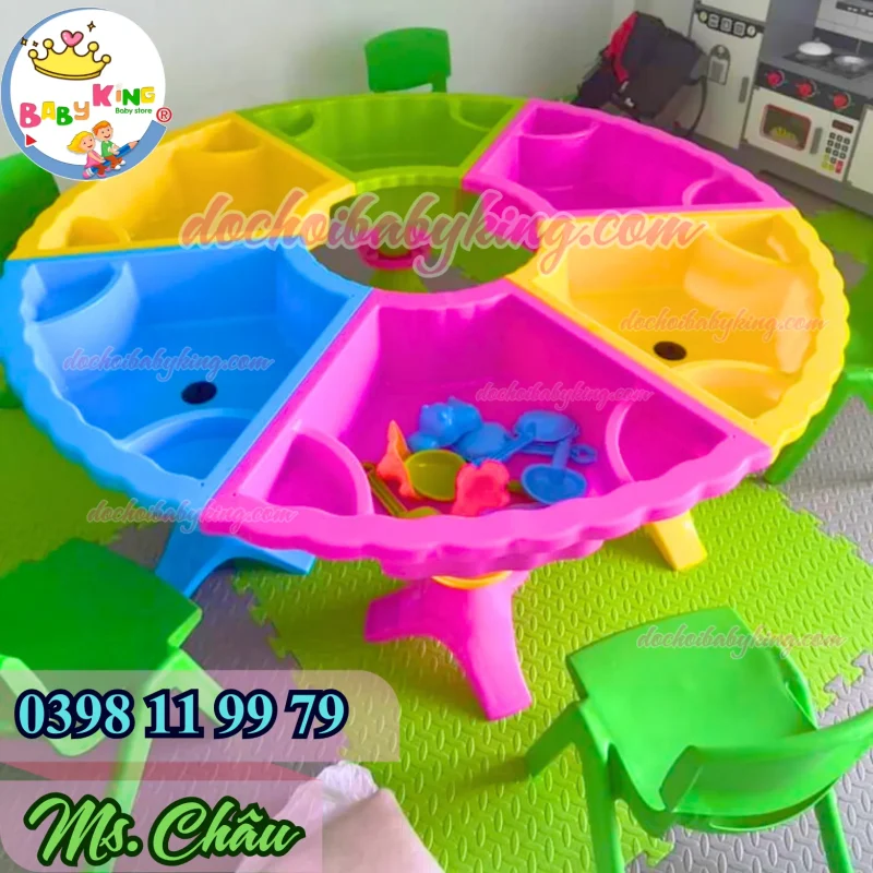 Bàn Cát Nặn – Đồ Chơi Sáng Tạo Siêu Hot 2026