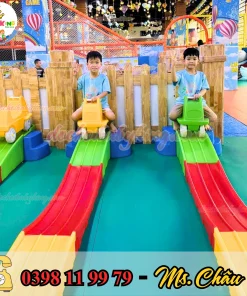  XE TRƯỢT ĐƯỜNG RAY CHO BÉ – TRÒ CHƠI THU HÚT NHẤT CHO KHU VUI CHƠI
