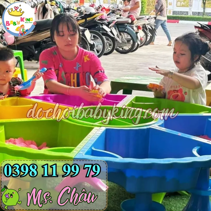 Bàn Cát Nặn – Đồ Chơi Sáng Tạo Siêu Hot 2026