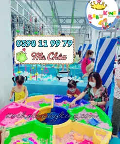 Bàn Cát Nặn – Đồ Chơi Sáng Tạo Siêu Hot 2026