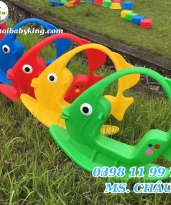 BẬP BÊNH CÁ VÒNG – ĐỒ CHƠI VẬN ĐỘNG HOT TREND CHO KHU VUI CHƠI TRẺ EM