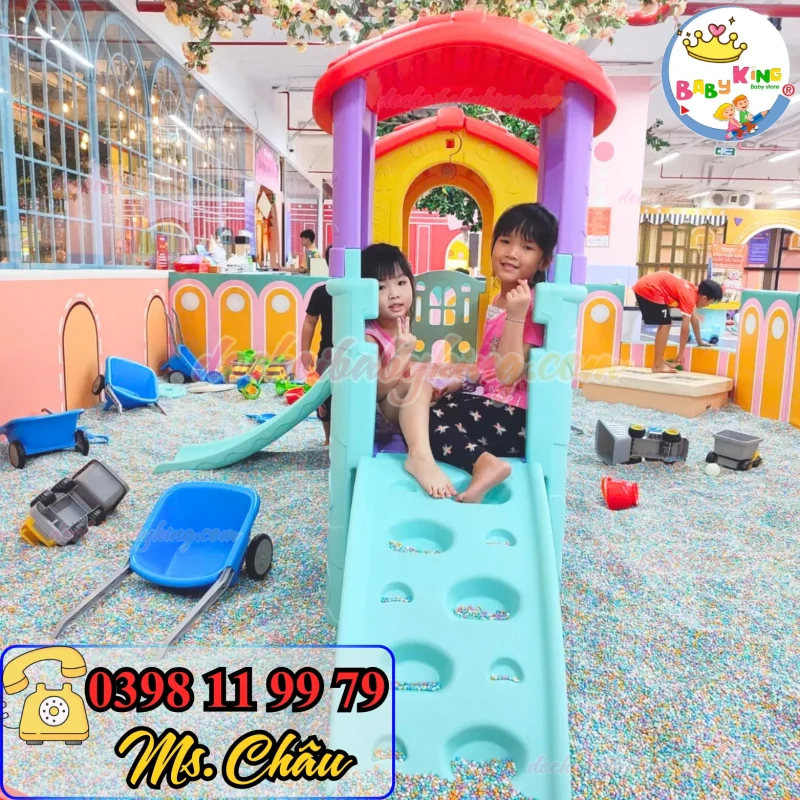 NHÀ TRƯỢT CỔ TÍCH – MÔ HÌNH KHU VUI CHƠI HOT NHẤT CHO TRẺ EM HIỆN NAY 