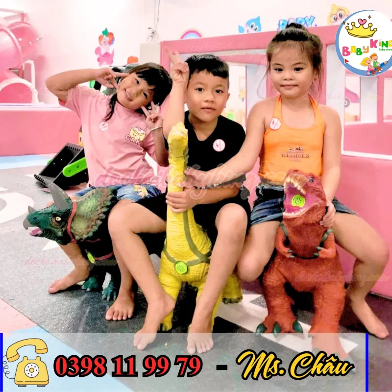ĐỒ CHƠI KHỦNG LONG CHO BÉ KHU VUI CHƠI  – THẾ GIỚI KHỦNG LONG SINH ĐỘNG 