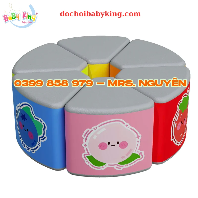 Ghế ngồi xốp êm bọc da dạng hình hoa cực kì đáng yêu